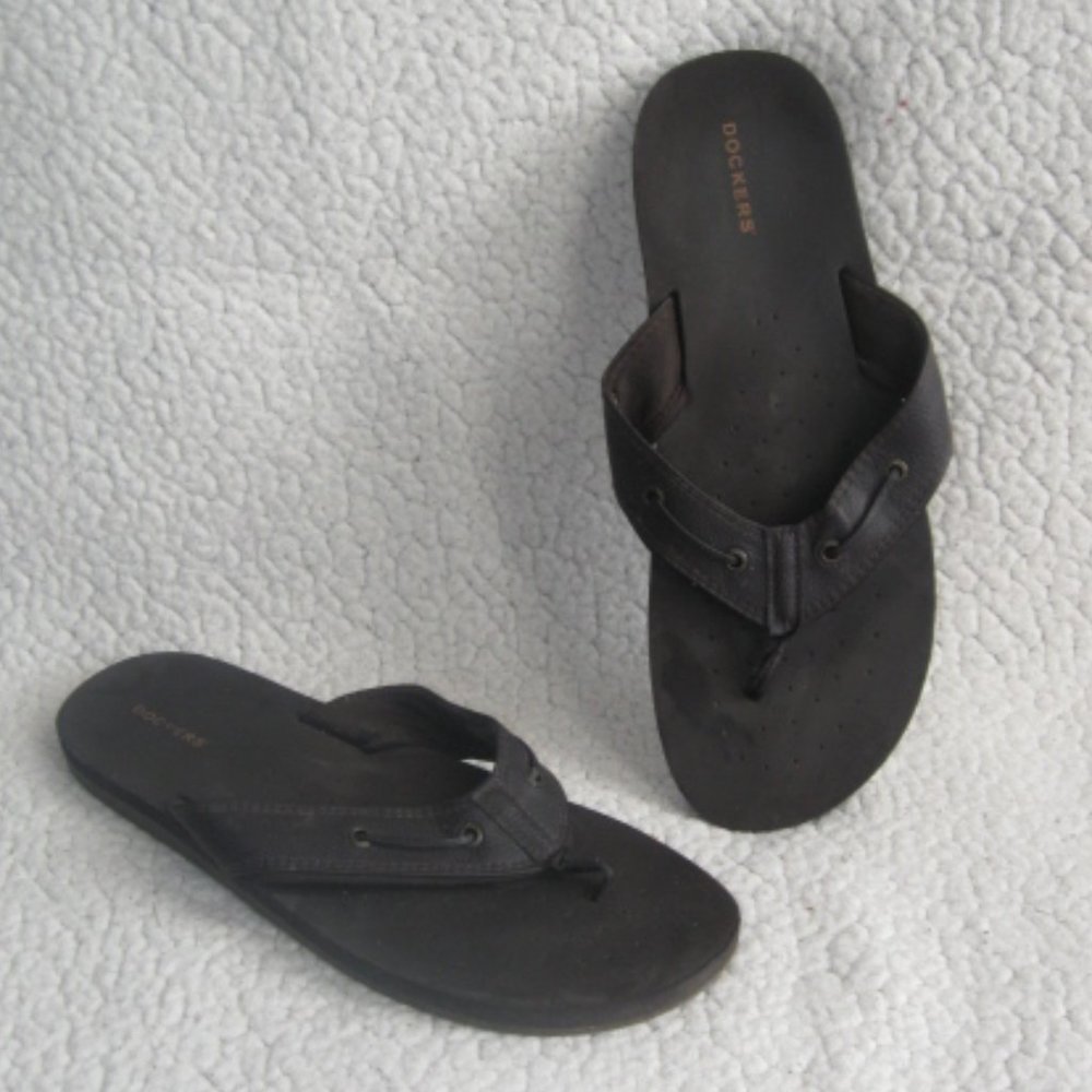 Dockers Brown Flip Flop Sandals